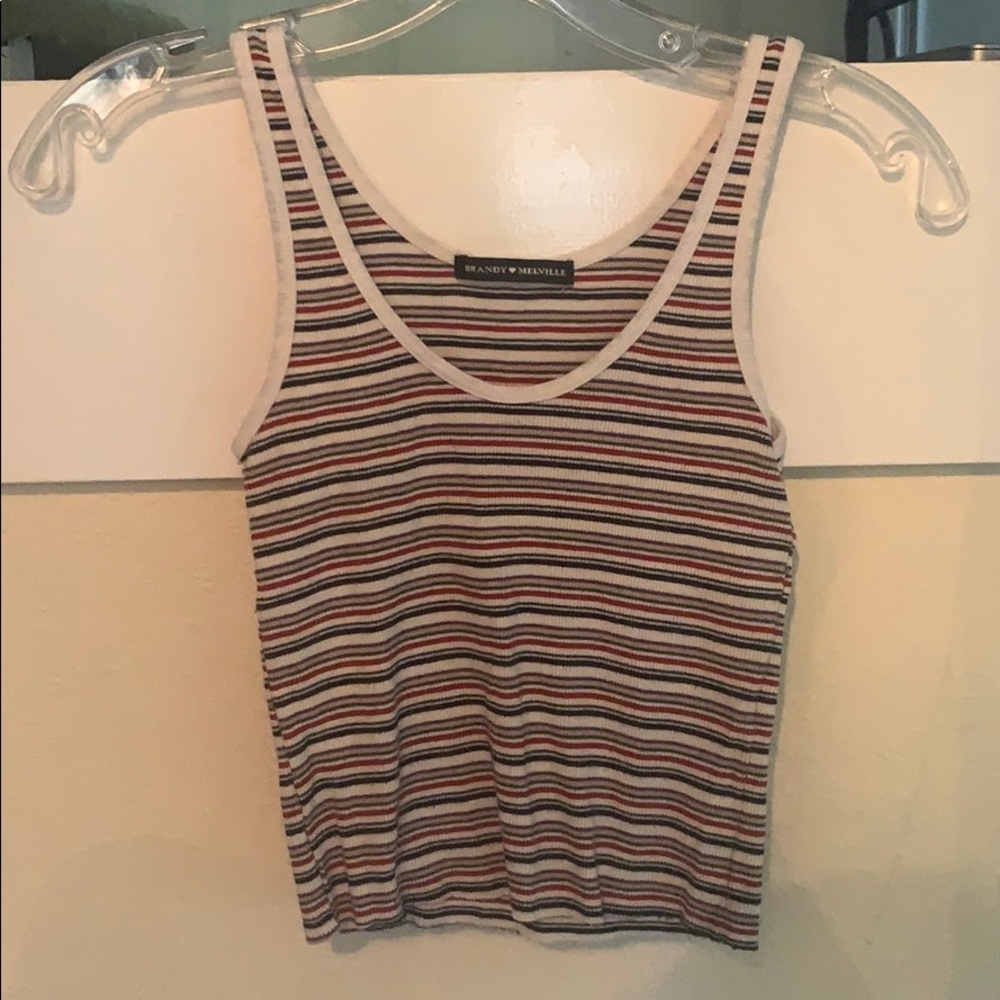 Stripped tank top from brandy